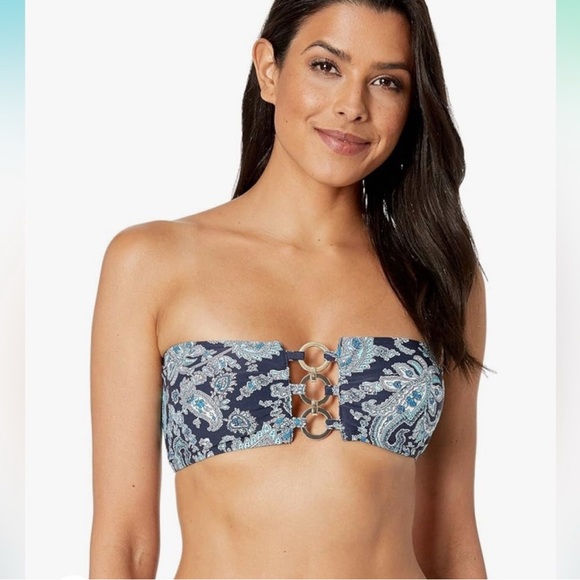 Michael Kors Other - MICHAEL MICHAEL KORS - Paisley Floral Print Bikini Top - Size Small